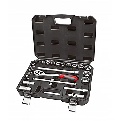 Socket set 25 Pieces 1/28-32 mm, Proline