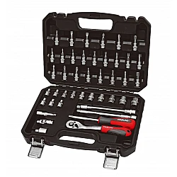 Socket set 43 pcs 1/44-14 mm, Proline