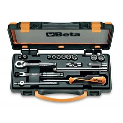 Socket set 112-Point, 3/16-9/16, 17 Pieces with Accessories, BETA Tools