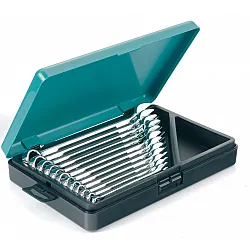 Kamasa Tools K10026, blocknyckelsats, 12st nycklar 8-19 mm i låda