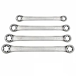 Ring Wrench TORX Cast Iron Chrome, E6xE8 to E20xE24, PROLINE HD