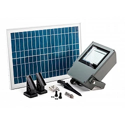 Professionell strålkastare 108st LED SMD (2835) 550 LM med 20W solpanel, 6000mAh batteri, IP65, Capral