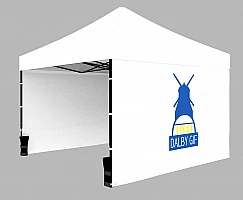 Eget reklamtryck på pop up tält - c:a 1 x 1meter