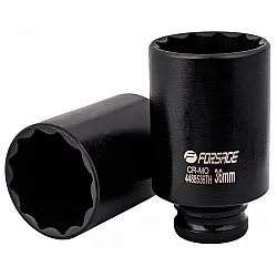 12 Pt Deep Power Socket Crv 1/236 mm Crmo Forsage