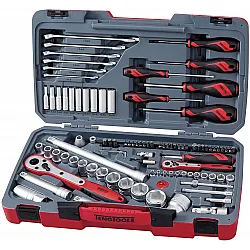 Tool set 1/41/2, 95 pieces in a durable plastic case, TENG Tools