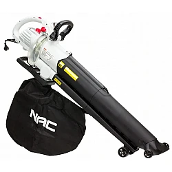 Lövblås eldriven, lövsug - 240V 3000W lövuppsamlare, 14 m3/min, 45L, 10:1, 8000-14000 RPM, NAC