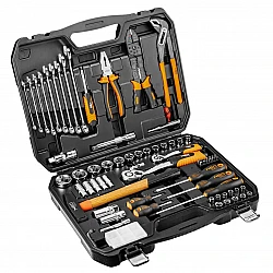 Hylsnyckelsats 100 delar 1/2, 1/4, NeoTools