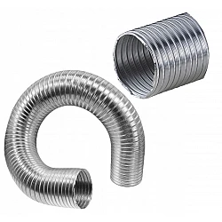 Flex Tube 120 mm Aluminum, 2 meters