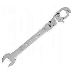 NEO ring wrenches (combination wrench, articulated, ring opening with a ratchet 13 mm)