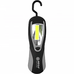 LED arbetslampa 3W, 200 LM, magnetiskt, batteri 3xAA (ingår ej), Mega