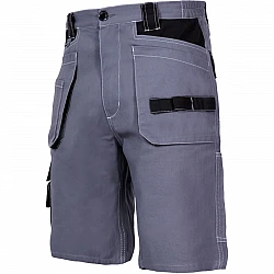 Shorts, Grey-Black, 100% Cotton, 245G/m2, S, CE, LAHTI