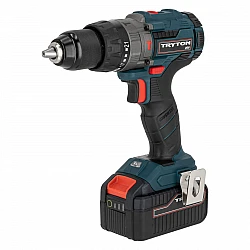 Borrskruvdragare slag 20V borstlös 2 x 4Ah, Tryton TBLV204