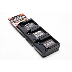 Batterihållare 6 st. för Einhell, Ozito, Bauer 18V / 20V, STEALTHMOUNTS