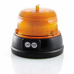 Magnetisk varningslampa, saftblanadre, homologering E9 R6510R, batteridriven 2 x 9V, orange