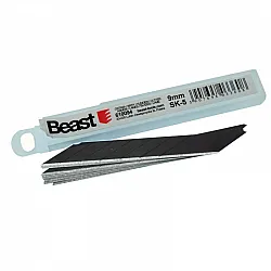 9 mm SK-5 Steel Break Blades, Black Finish, 10-Pack, Beast