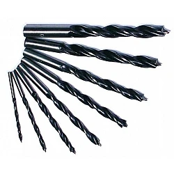 Wood Drill set 8 pcs, Sizes 3-10 mm, 60-115 mm Length, Beast