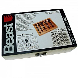 Wood Hole Saw set, 5 Pieces Carbon Steel 15-35 mm, Beast