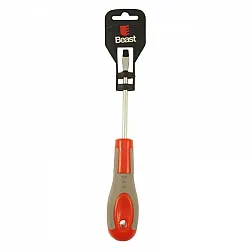 Flat Screwdriver 6 x 100 mm, Hardened Chrome-Vanadium, Beast