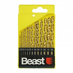 Metal Drill set, 13 pcs HSS 1.5–6.5 mm High-Speed, Beast