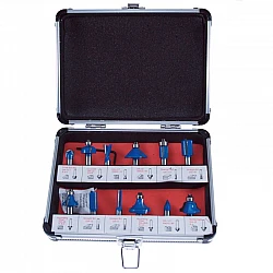 Wood Cutter set 12 pcs, 8 mm Shank, Beast