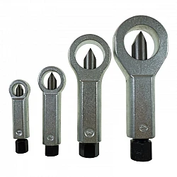Sats med mutterkärare 0-37 mm, 4 st