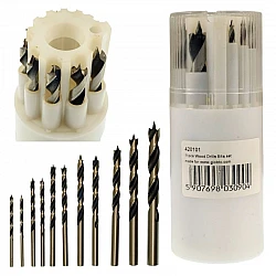 Wood Drill Bit set 3-10 mm, 11 Pieces, Tool Steel, Beast
