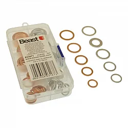 Koppar- och aluminiumtätningar 10-18 mm, 100-pack, Beast
