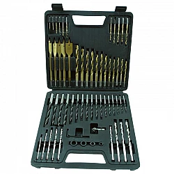 Drill set 60 Pieces, Metal Wood Concrete Drills with, Beast