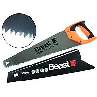 Cross-Cut Handsaw 500 mm, Hardened Teeth 7 TPI, Beast