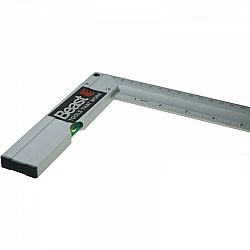 Aluminum Angle Bar 400 mm with Built-in Spirit Level
