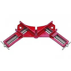 Angle Carpent Clamp 75 mm, Dual Adjustment Screws, Beast