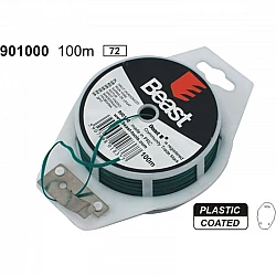 Plastbelagd trädgårdstråd 100 m
