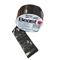 Black Butyl Tape 0.8 x 50 mm, 5 Meters, Beast