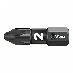 Pozidriv bit PZ2 x 25 mm 1 WERA 855/1 IMP DC Impaktor Diamond bit, 1-pack Pozidriv bit PZ2 x 25 mm 1 WERA 855/1 IMP DC Impaktor Diamond bit, 1-pack