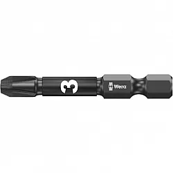 Pozidriv bit PZ3 x 50 mm 1 WERA 855/4 IMP DC Impaktor Diamond bit, 5-pack Pozidriv bit PZ3 x 50 mm 1 WERA 855/4 IMP DC Impaktor Diamond bit, 5-pack