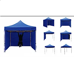 Premium popup tält 3 x 4.5m med 4 x 4 cm ben, robust handelstält, Namaxa