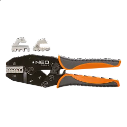 Klämtång 220 mm 45 HRC, för kabelskor 22-10 AWG, 0.5-16 mm², CrMo, NEO Tools