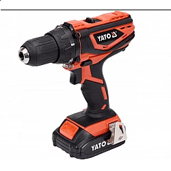 Borrmaskin, skruvdragare, sladdlös, mycket stark 18V 2A 40Nm, 0-1650rpm, 2 växlar