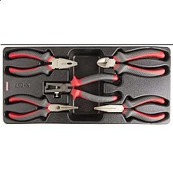 Empty Tray Pliers set 5 Pieces, Proline
