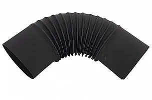 Rörböj för rökkamin, 90 grader 100 mm x 50 cm rökrör