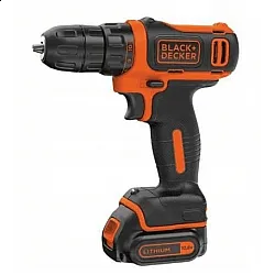 Sladdlös borrmaskin 10, 8V 1.5Ah batteri Li-Ion, Black+Decker