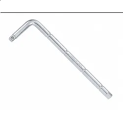Dragskaft 300 mm 1/2 l-formad, CRV HRC, KingTony