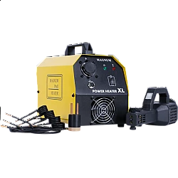 Induktionsvärmare 230V 16A, 800 grader, 3KW 100 kHZ, LED, komplett sats, väska, Magnum Power Heater XL