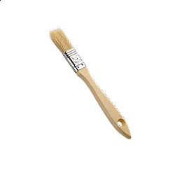 Penslar 50st 25 mm x 20 cm träskaft, natur borst