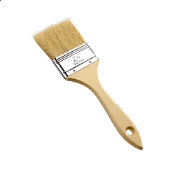 Penslar 50st 76 mm x 23 cm träskaft, natur borst