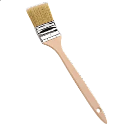Elementpenslar 30st 63 mm x 35 cm böjd lång träskaft, natur borst, vinkelpensel, penslar för elementmålning
