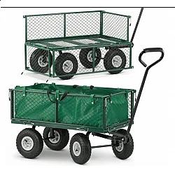 Trädgårdsvagn, transportvagn max 450 kg