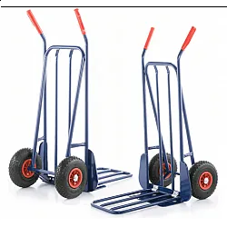 Pirra 280 kg, magasinkärra, transportkärra, hopfällbar, stål, HiGHER