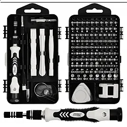 Precisionsverktyg, sats 117 delar, bits, TORX, skruvmejslar m.m.