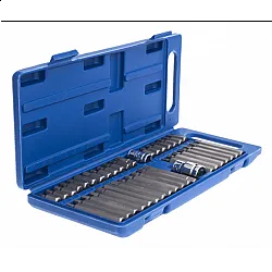 Nycklar TORX SPLINE IMBUS 40 delar, CrV, Tagred